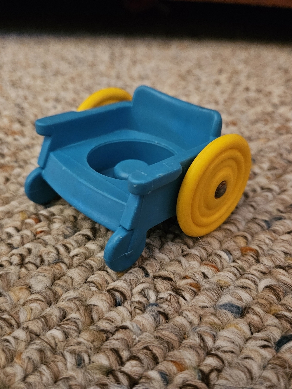 1995 Fisher Price Little People Blue Wheelchair